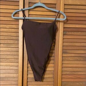 Chic Brown swim one piece